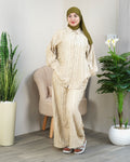 Ensemble Feathered Stripe Fabric