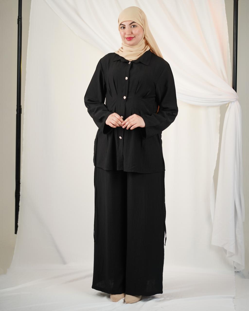 Ensemble Crinkle Linen