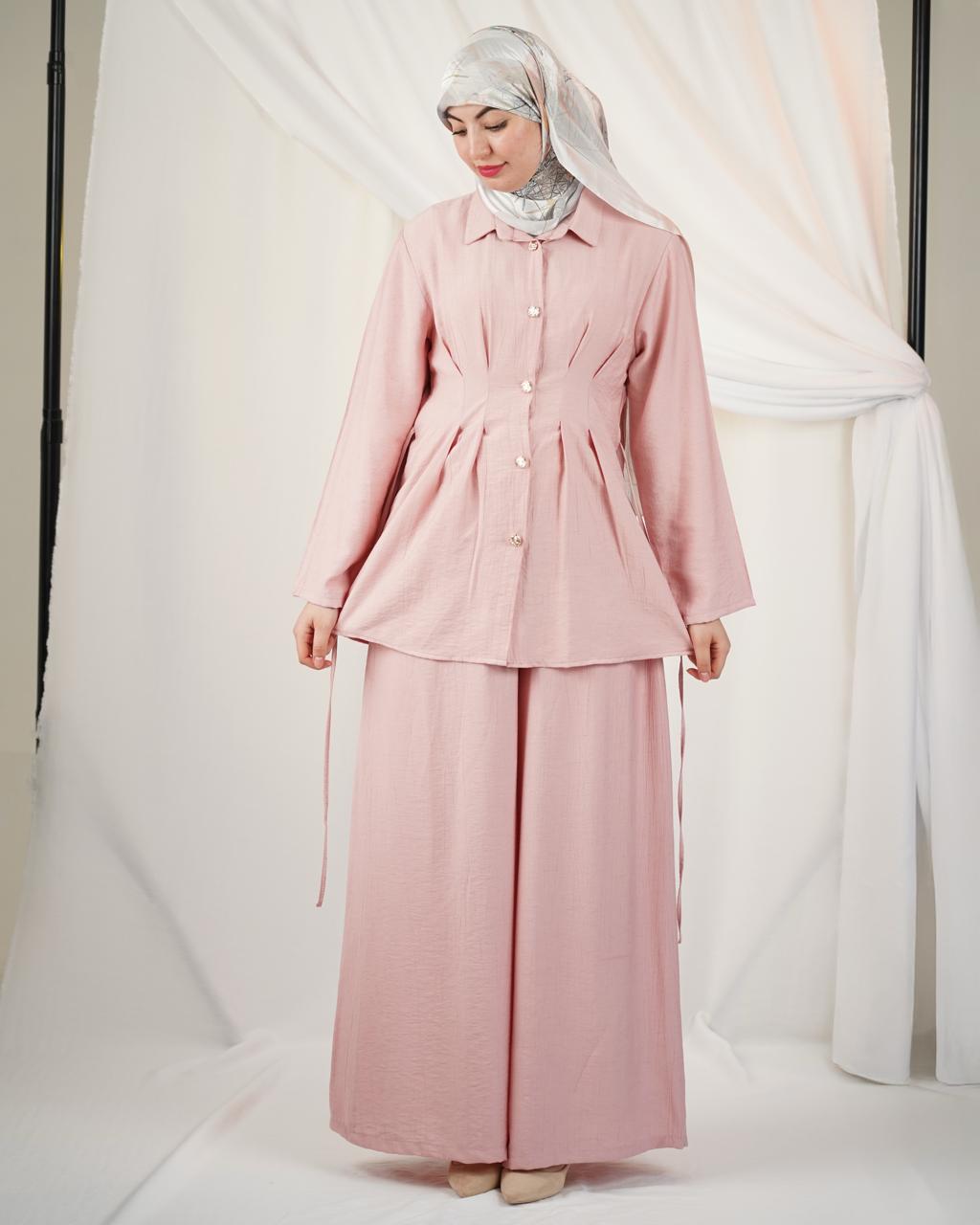 Ensemble Crinkle Linen