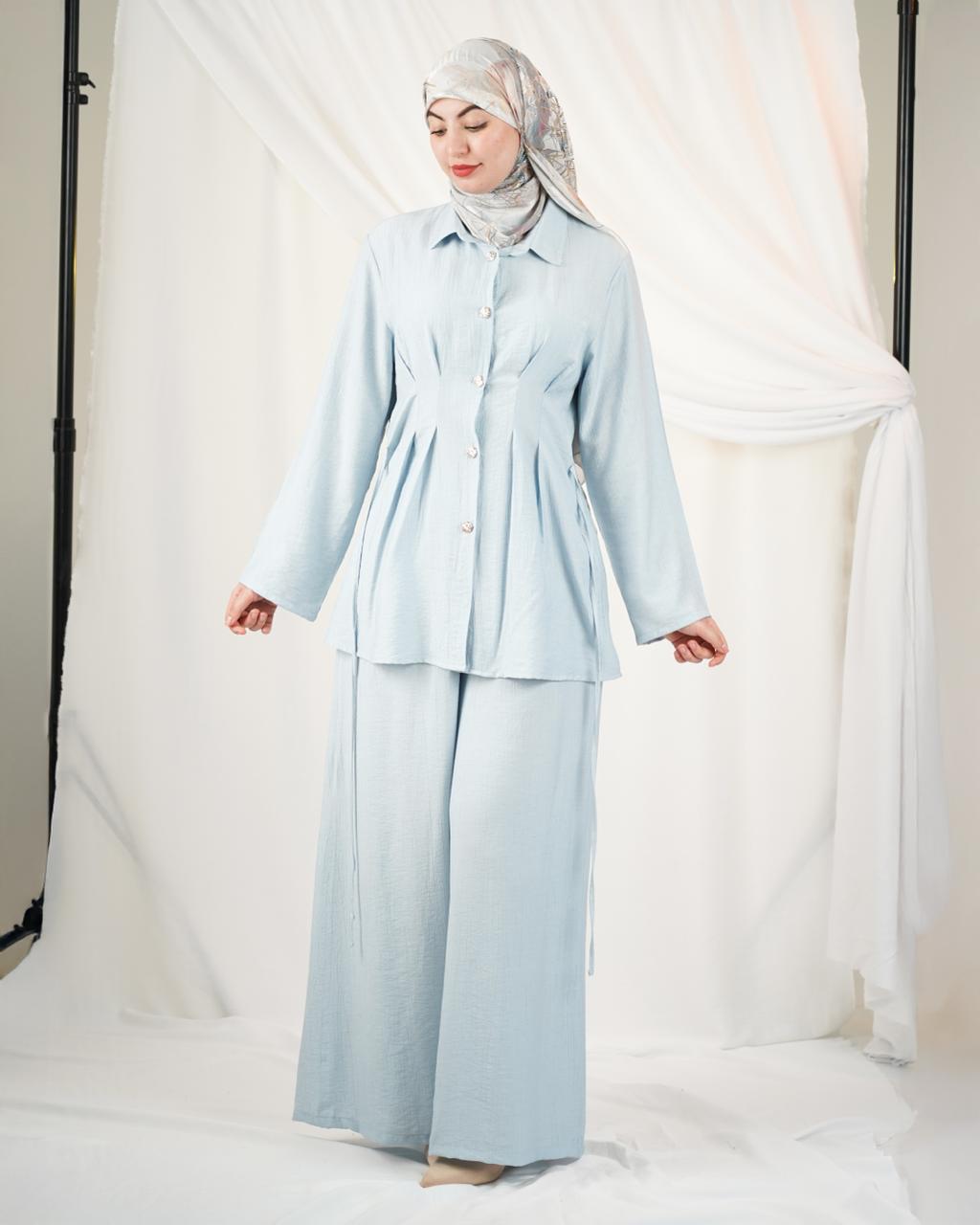 Ensemble Crinkle Linen